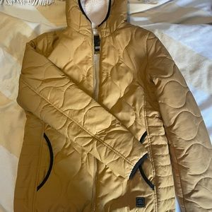 Rip curl fuzzy zip up jacket